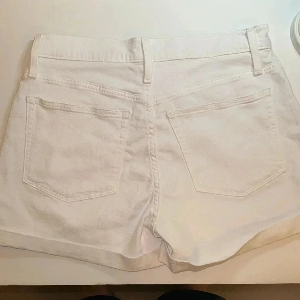 J. Crew White Denim Shorts